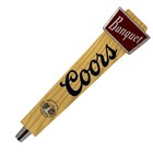 Coors Banquet Beer Tap Handle Triangular Wood Rocky Mountain Water 11 5 Inch