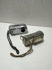 Lot Of 2 Digital Cameras Not Working  Sony Cybershot 4 1 Pm   Olympus Stylus 300