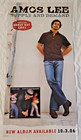 Amos Lee Supply And Demand Poster 2-sided Flat Promo 12x24