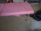 84  Fold Up Massage Spa Bed Facial Tattoo Table With Pvc Leather Face Cradle Bed