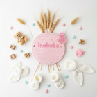 Personalized Baby Arrival Announcement Sign  Custom Baby Name With Birth Stats  