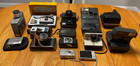 Camera Mixed Lot Of 15 Film  Video  Digital  Polaroid  Disc Parts Only Untested