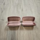 Miu Miu Pink Velvet Hard Sunglasses Eyeglasses Case Designer Luxury