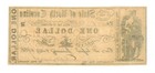 Oct  18th  1861 Cr 40b  1 The State Of North Carolina Note - Civil War Era