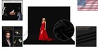 10x10 Ft Black Backdrop Background For Photography  Large Photo Backdrop Curtain