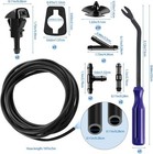 Front Windshield Washer Spray Nozzles Hose Kit Fits For Chrysler Dodge Jeep Ram