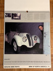Vtg 1986 Bmw Zwolf Portaits Calendar 23  X 18 