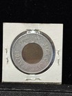 1945 V-e Day Victory Encased Lincoln Wheat Penny Jack C  Carr Realtor Wwii Token