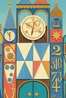It s A Small World Blue Mickey And Minnie Disneyland Attraction Disney Poster