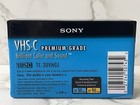 Sony Vhs-c Premium 30 Minute Camcorder Cassette Tape Blank New Sealed