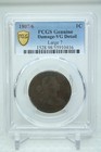 1807 6 Draped Bust Large Cent 1c Large 7 Pcgs Vg Detail Damage  0416
