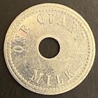 Blue Bell Dairy Farms  palm City  Ca    Alum  One Quart Trade Token 24mm Scarce