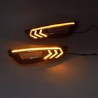 2015 2016  For Ford Focus Drl Led Daytime Driving Running Light Fog Lamp W  Turn