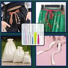 Drawstring Threader Replacement Set Sewing  Turn Fabric Threader Tools For1473