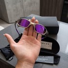 Oakley Penny   Juliet X-metal Gunmetal Frame Purple Lens Sunglasses Y2k Retro