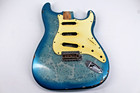Mjt Official Custom Vintage Aged Nitro Guitar Body Mark Jenny Vts Blue Paisley