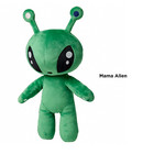 Ikea Soft Toy Green Alien Mama   Baby Plush Stuffed Animal Toys A Set Of 2