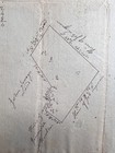 1793 Land Survey Handwritten Map Of Revolutionary War Captain John Moutton