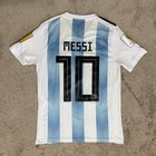 2018 Adidas Argentina Home Soccer Jersey Lionel Messi Men S World Cup