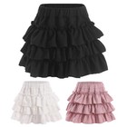 Kids Girls Skirt Princess Dress Birthday Miniskirt Casual Uniform Skater A-line