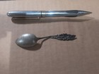 Antique Watson Co Sterling Silver Flower Of Month Primrose Tea Spoon 925