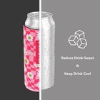 Slim Can Holder For Beer soda  8 Pack Cooler Sleeve 12oz  Multicolor-2 
