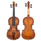 Gv103 4 4 Full Size Violin Set Matte Natural Spruce Maple With Case  Bow  Rosin