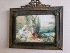 Pair Of Antique Ormolu French Victorian Bronze Brass Frames 6  By 4 75 