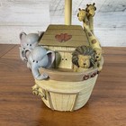 Moses Noah s Ark Nursery Lamp Resin Kids Room Decor 2007  12  Tall  Hand Painted