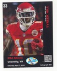 Tyreek Hill Signed Auto 8x10 Photo Kc Chiefs 2016 All-rookie Csa Show Holo   Coa