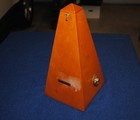 Antique Seth Thomas Metronome Piano Rhythm Windup Timer maple Wood Case works  