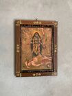 Old Picture Frame  Maha Kali With Shiva Picture  Wall Art Decor Frame  - 9 X 12 