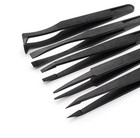 5pcs Anti-static Plastic Tweezers Set Heat Resistant Repair Tool Kit - New