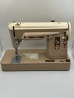 Singer 404 Sewing Machine Slant Needle W Case Foot Pedal Tested Vintage