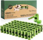 Pets N Bags Dog Poop Bags  Dog Waste Bags  Biodegradable Unscented Refill Rolls