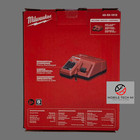 Milwaukee M18 m12 Battery Charger Genuine Oem 48-59-1812 Lithium 18v In Box 