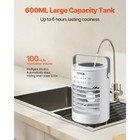 Portable Air Conditioner 4-in-1 Evaporative Air Cooler 3 Speeds 0 6l Water Tank