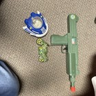 Vintage Toy Lot 80s Empire Uzi Gun 1989 Ninja Bike Pocket Etch Sketch Magic 8 Bl