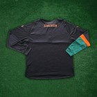 Miami Hurricanes Ncaa Adidas Men s Black Authentic Shooter Shirt Jacket