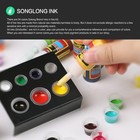 Solong Complete Tattoo Kit 4 Machine Guns 54 Inks 363 Piece Set  Black