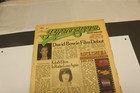 Vintage The Los Angeles Photograph Record Magazine Newsprint David Bowie Front-a
