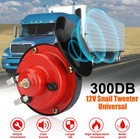 2pc 12v 300db Super Loud Train Horn Waterproof For Motorcycle Car Truck Suv Boat