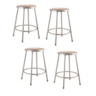 Nps   24  Heavy Duty Steel Stool  Grey