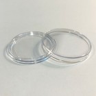 50 Silver Or Copper Rounds Direct-fit 39mm Coin Capsule Holder  qty  50  W  Box