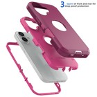 For Apple Iphone 17 16 15 14 13 12 11 Pro Max Heavy Duty Shockproof Case Cover