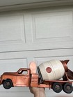 1950s Structo Truck Ready Mix Concrete Pressed Steel Bronze Color  Nice 