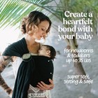 Luxury Ring Sling Baby Carrier  Soft Linen Blend Baby Sling  Baby Wrap  Wear    