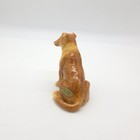 Mortens Studio Sitting Collie Dog Figurine Vintage Ceramic Tan 3 5in