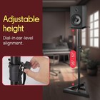Telescopic Speaker Stands Adjustable Height 26 To 52 Inches Heavy Duty Tripod