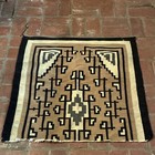 Remnant Vintage Two Gray Hills Navajo Rug Finely Woven 34   x 34   